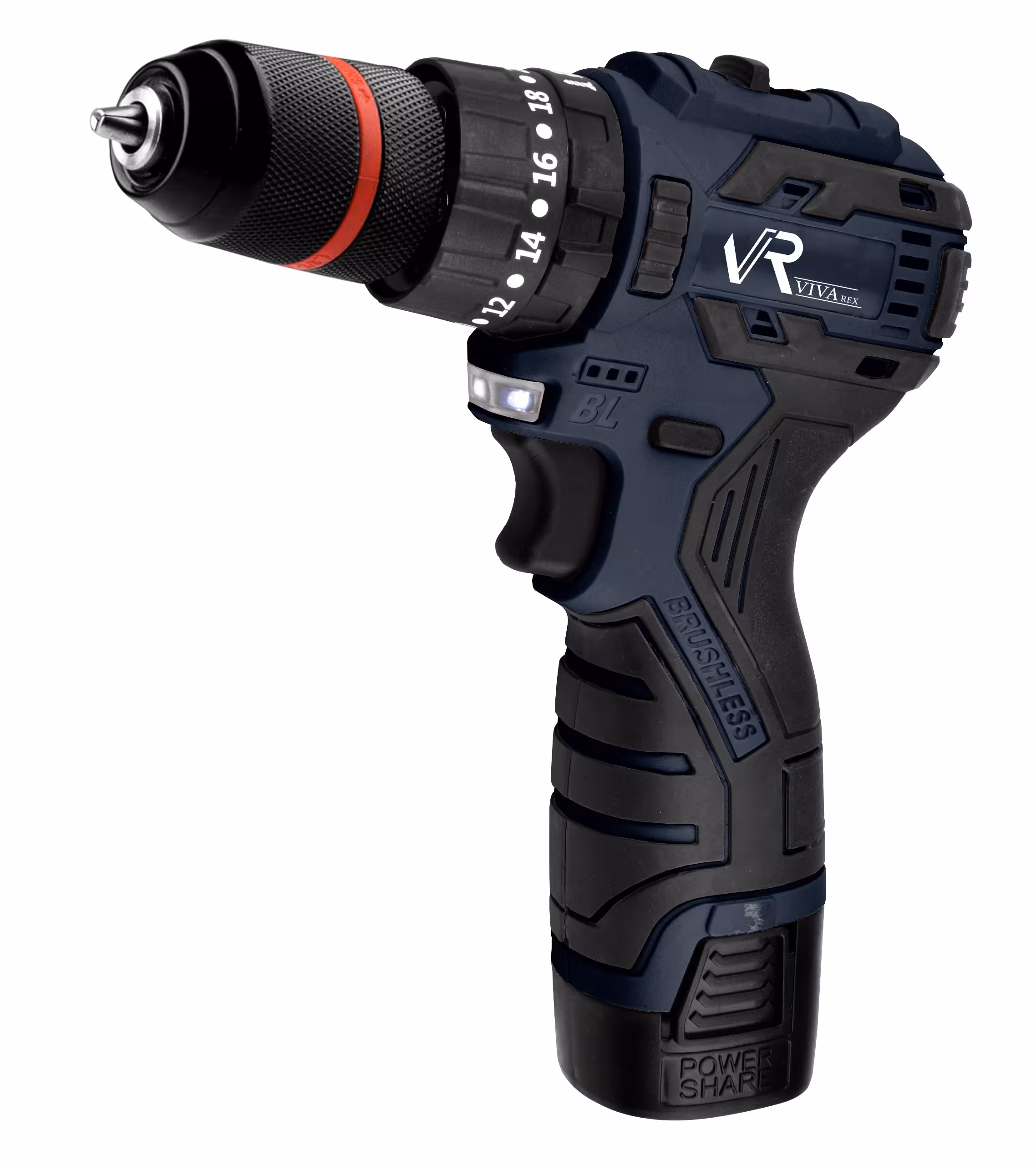 دریل شارژی دو باطری ویوارکس مدل VR1682V-BL