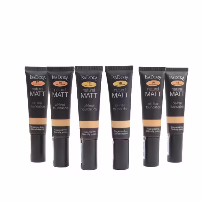 کرم پودر ایزادورا مدل Natural Matt مناسب انواع پوست