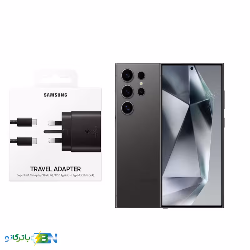 خرید آداپتور شارژر 45 وات samsung s24 ultra |ضمانت 100 روزه باترینو