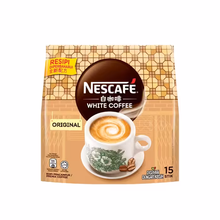 کافی میکس وایت کافی نسکافه Nescafe White Coffee بسته 15 عددی