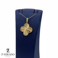 پلاک طلا ونکلیف تراشدار سایز 6 کد P22402