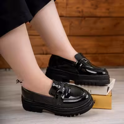 کفش لوفر ورنی کد 1489