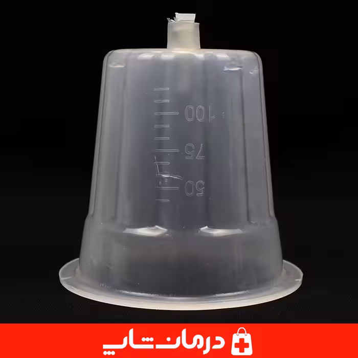 خرید لیوان حجامت ارتو طب لیوان بادکش 125m پلاستیکی رنگ سفید