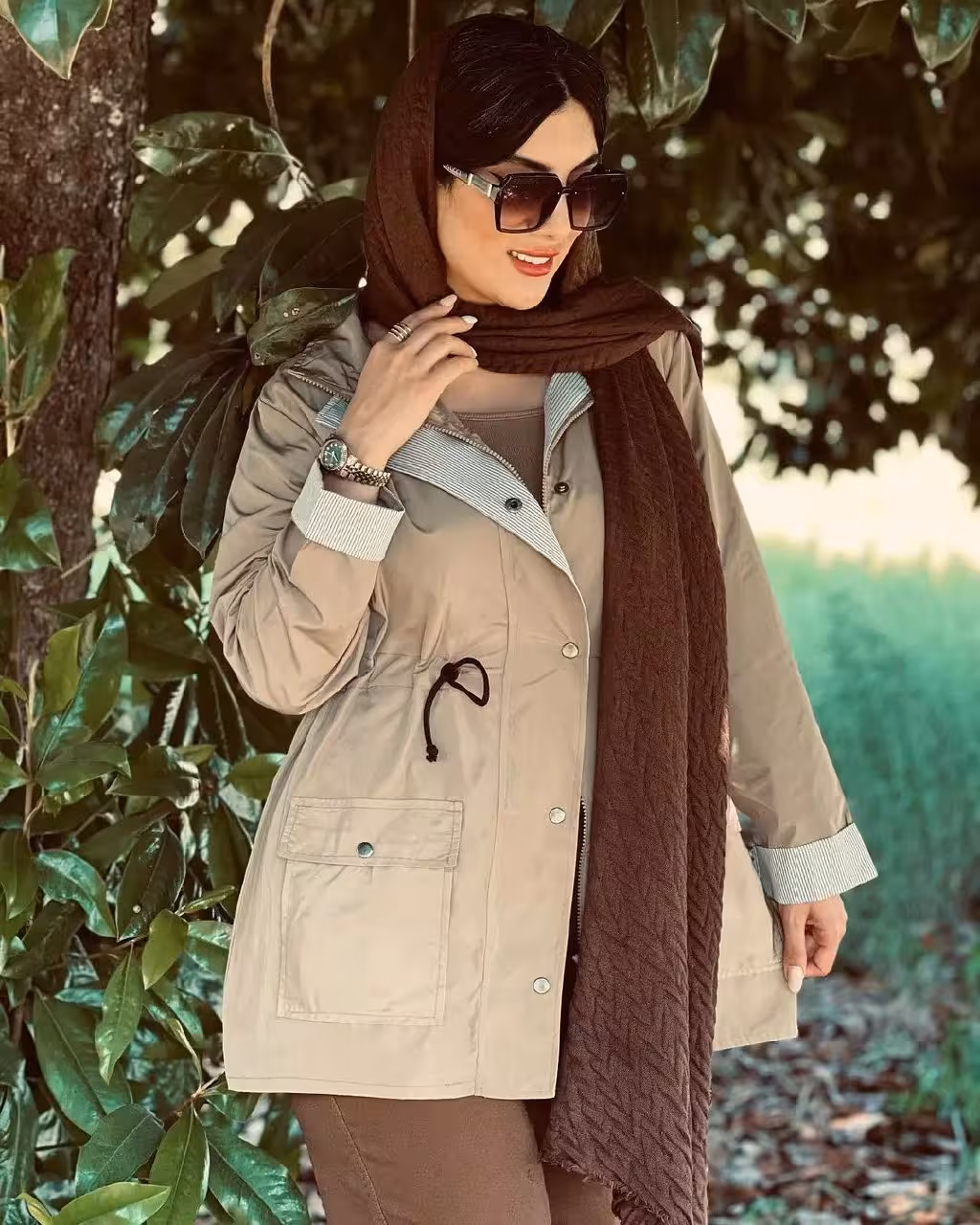 بارونی تی سی ضد اب مدل رنگین کمان