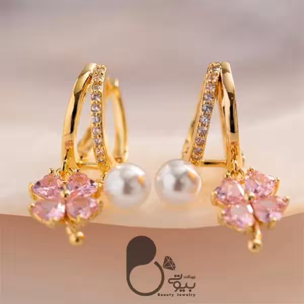 گوشواره شبدر وارداتی