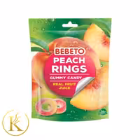 پاستیل هلو ببتو با آبمیوه طبیعی 60 گرم bebeto

