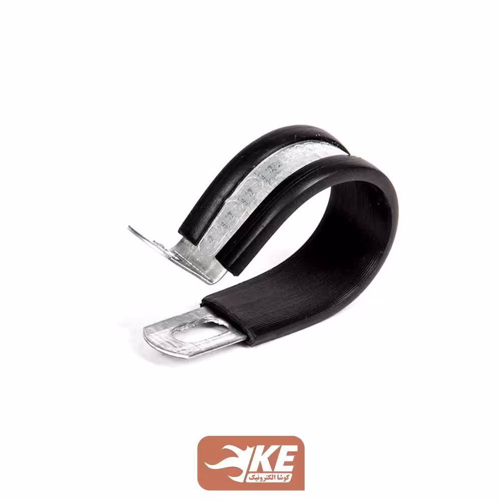 بست فلزی عایق دار سایز 63 مشکی رهورد PCLIP-BL63