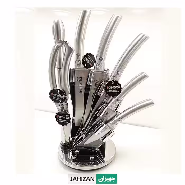 سرویس چاقو و ساطور 8 پارچه بارادانتیا پلاس کد 702
