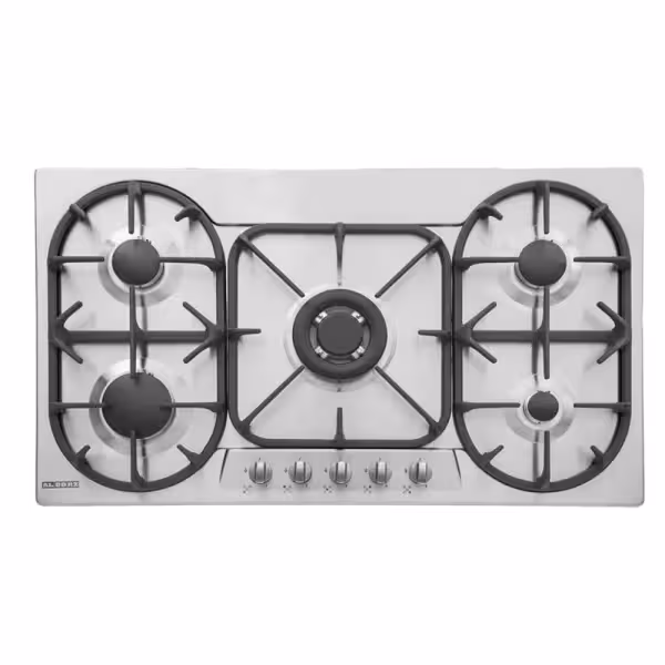 اجاق گاز رومیزی پنج شعله‌ مدل S5905 استیل البرز