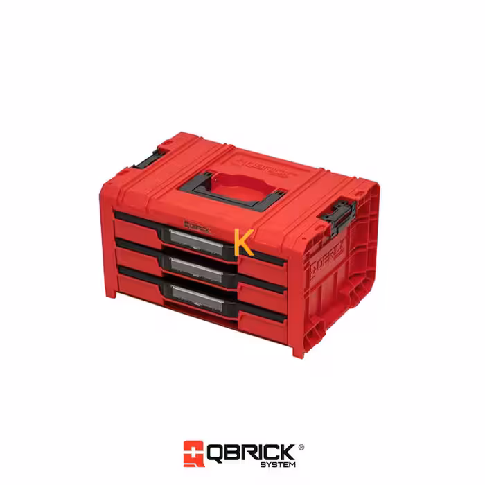 جعبه ابزار مدل QS Red Pro Drawer 3 Toolbox 2.0 Ultra HD کیوبریک