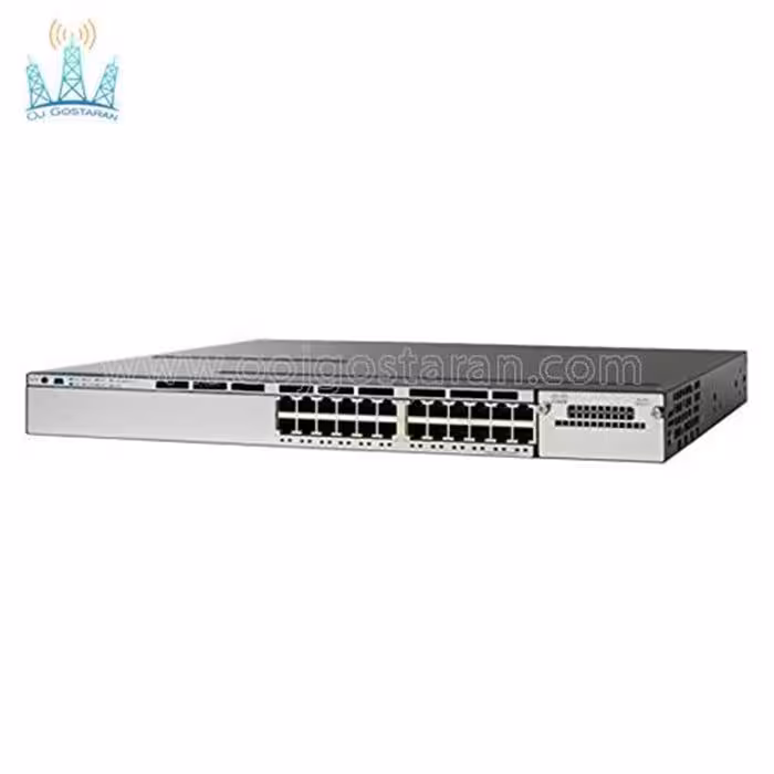 سوئیچ شبکه سیسکو 24 پورت مدل WS-C3850-24S-E