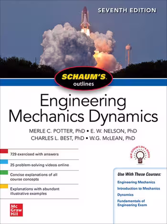 خرید و دانلود نسخه کامل کتاب Schaum's Outline of Engineering Mechanics Dynamics