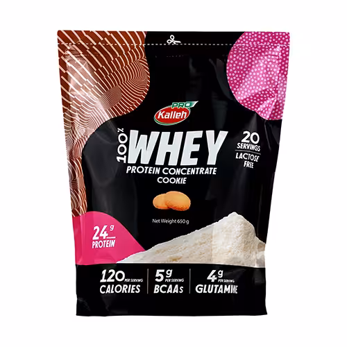 پروتئین وی 650g کاله با طعم بسکوییت