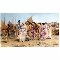 نخ و نقشه فرانسوی طرح عروس برون کد 24060