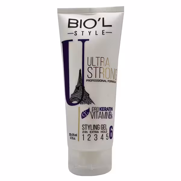 ژل موی سر Ultra STRONG بیول - BIO'L حجم 200 میل