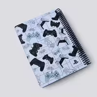 دفتر خط‌ دار 100 برگ پلی استیشن سفید لانگو (Lango)