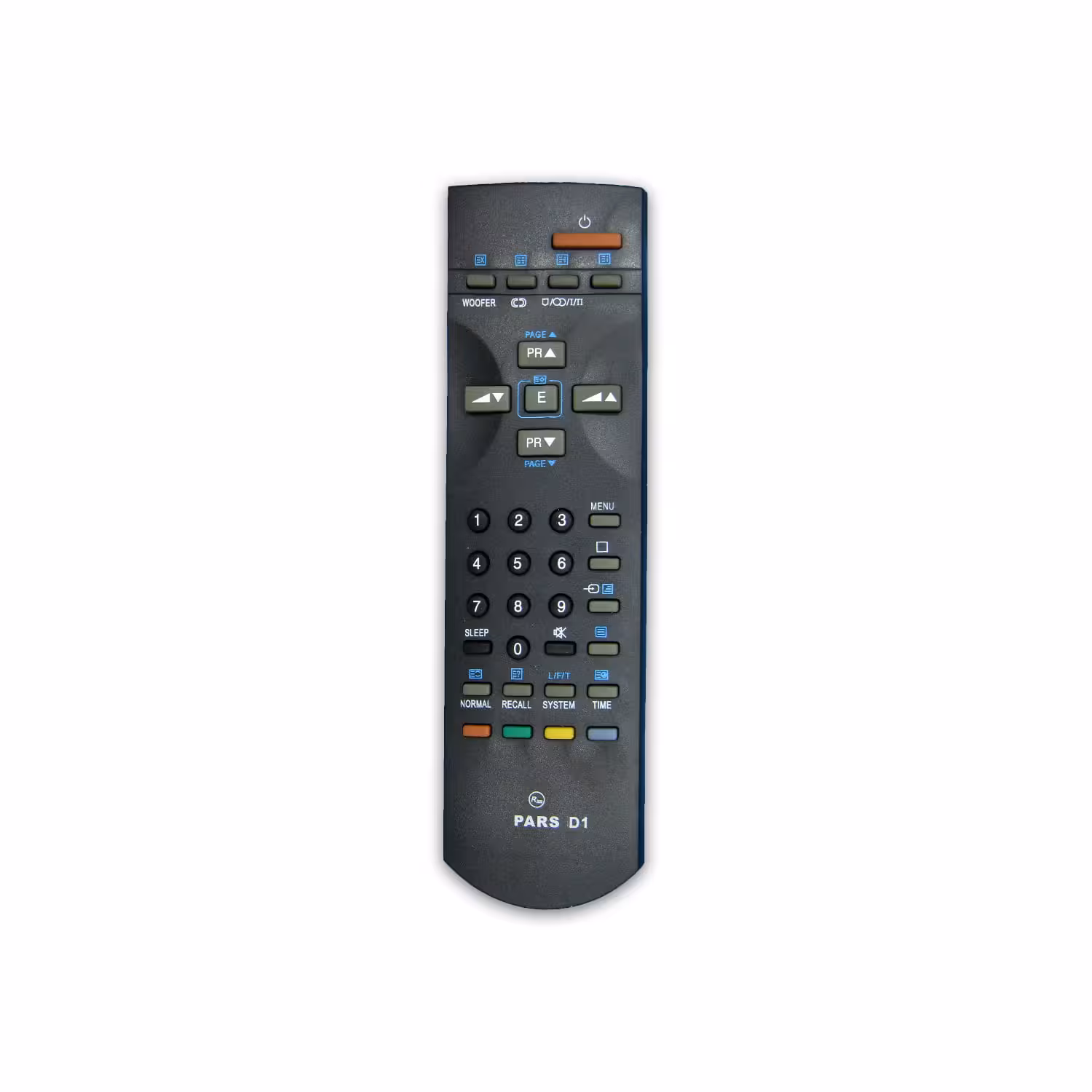 کنترل تلویزیون پارس PARS مدل D1