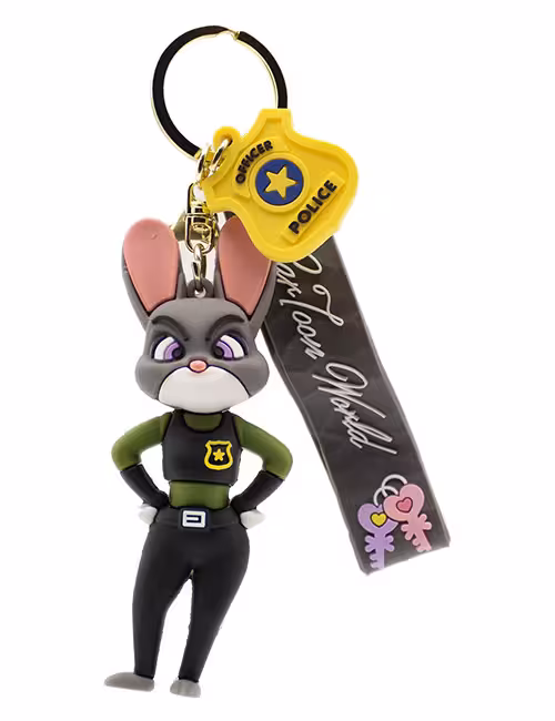 جاکلیدی سیلیکونی فانتزی طرح زوتوپیا جودی هاپس