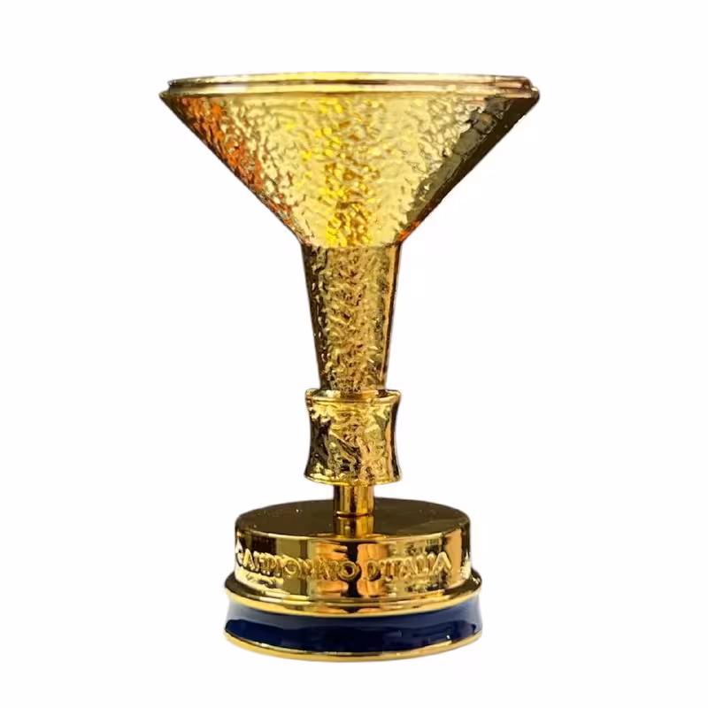 کاپ فلزی ساکروی جام سری آ ایتالیا Italian Serie A Football Trophy