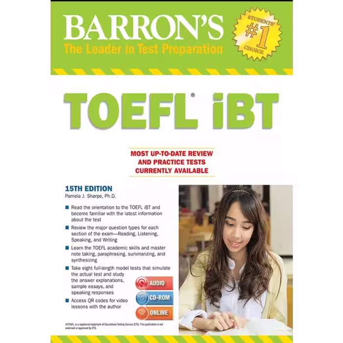 Barrons TOEFL iBT 15th Edition