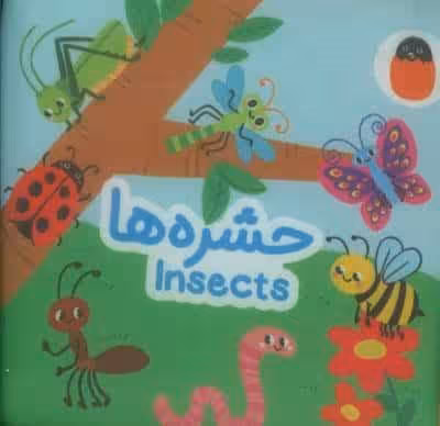 کتاب پارچه ای حشره ها (2زبانه)