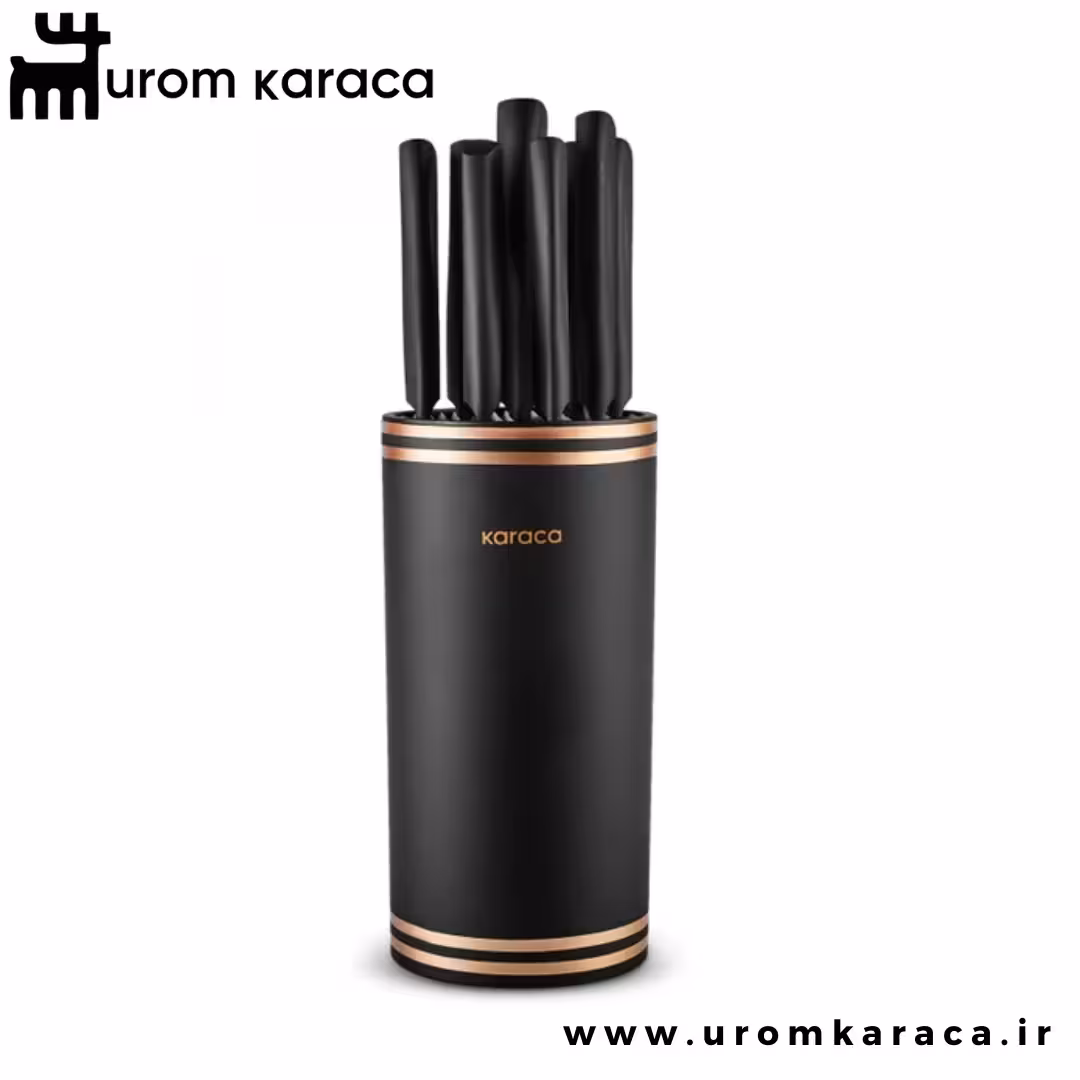 سرویس چاقو 9 پارچه کاراجا Megacut مشکی