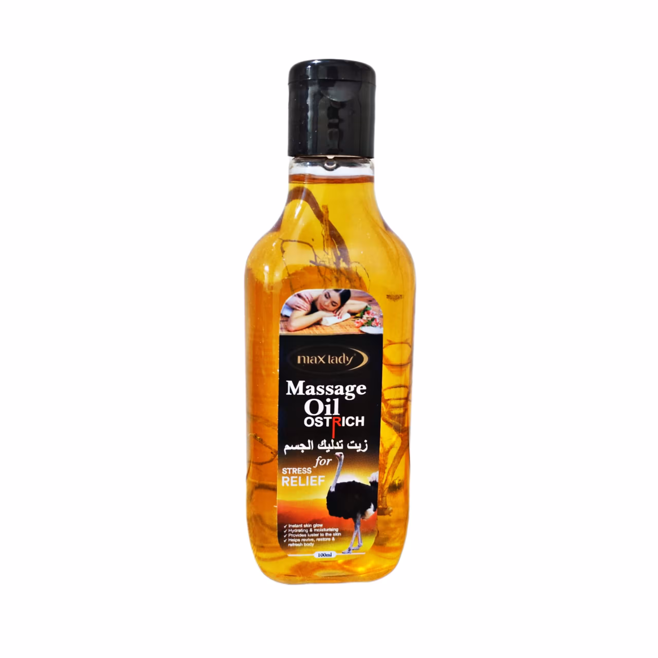 روغن ماساژ شترمرغ مکس لیدی _حجم 100 میلی لیتر