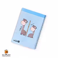 دفتر خط دار 80 برگ طرح زرافه ایمان (iman)