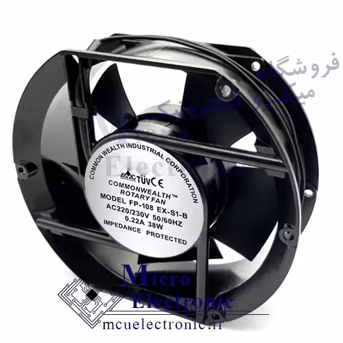 فن بلبرینگی 220v 15×17 قطر 5 15 در 17