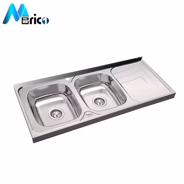 سینک میلان کد 3016 روکار دو لگنه