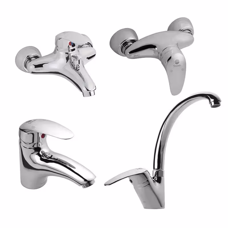 ست شیرآلات شیبه مدل کرخه (با ظرفشویی ثابت)