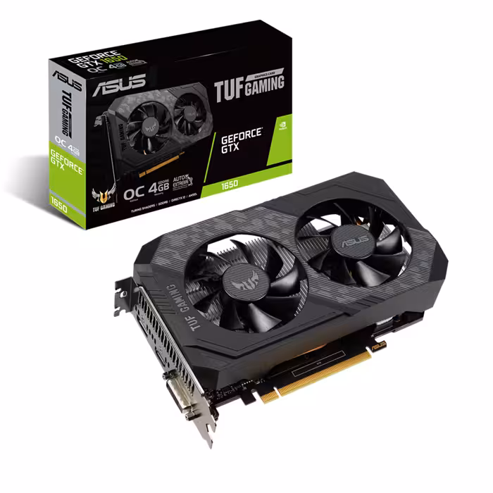 کارت گرافیک ایسوس TUF GAMING GeForce GTX1650 O4GD6