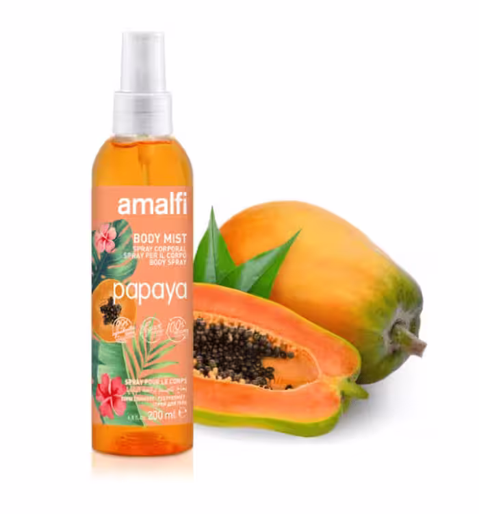 بادی اسپلش آمالفی مدل پاپایا حجم 190 میلی لیتر Amalfi Papaya Body Mist 190ml