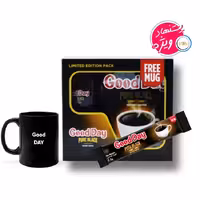 قهوه فوری گوددی Good Day مدل Pure Black(پک هدیه 2 عددی و ماگ )