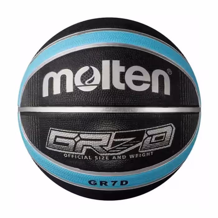 توپ بسکتبال مولتن GR7D مشکی آبی سایز 7