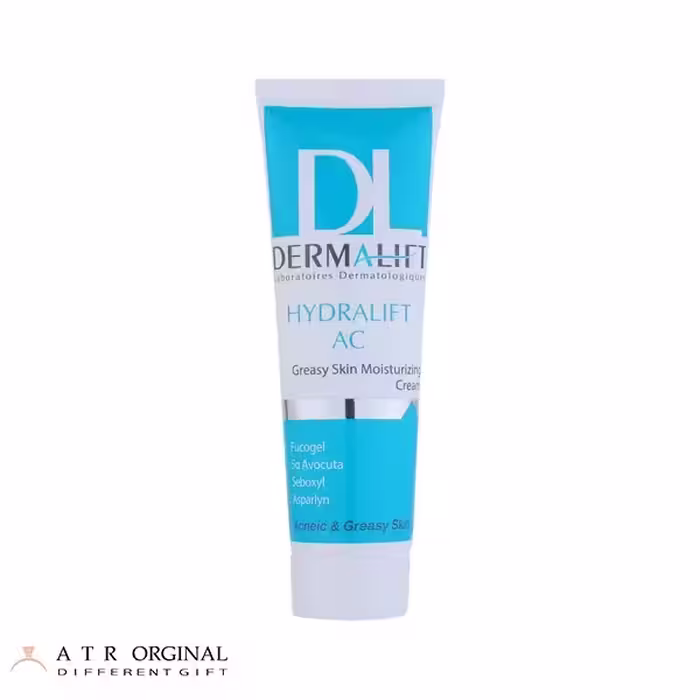 کرم مرطوب‌کننده درمالیفت مدل Hydralift AC Cream مناسب پوست‌های چرب