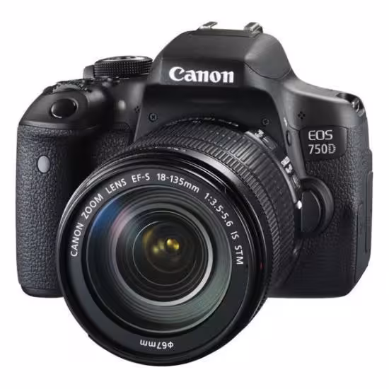دوربین عکاسی کانن Canon 750D با لنز 135-18 STM