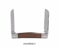 قلمتراش دو تیغه دسته فیبر عنابی 13 سانتی‌متر استاد جواد توسلی