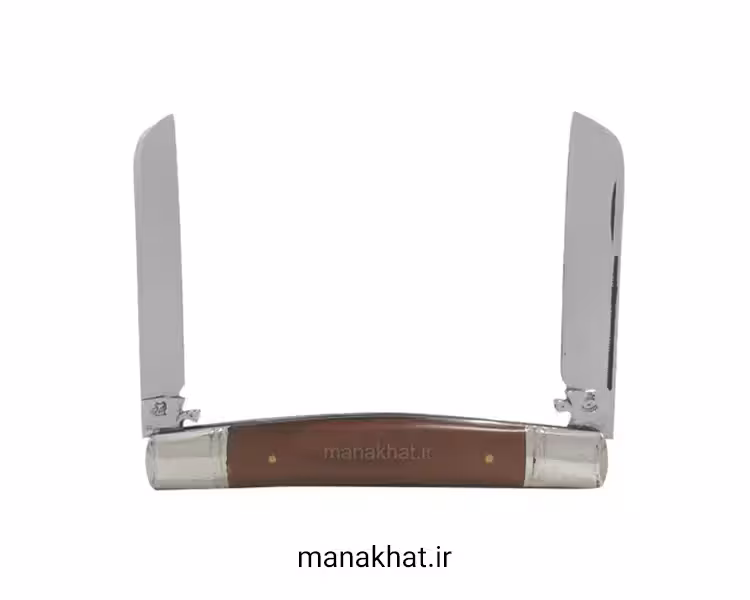 قلمتراش دو تیغه دسته فیبر عنابی 13 سانتی‌متر استاد جواد توسلی