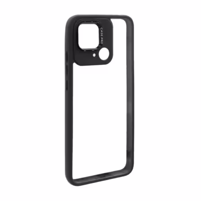 قاب Case Pro متال شفاف Xiaomi Redmi 10C / Redmi 10 Power / Poco C40 – مشکی-کد4317