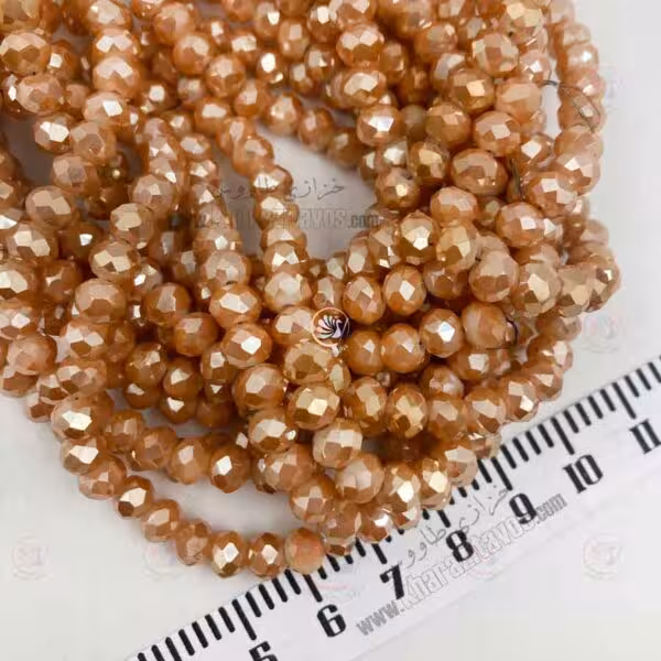 کریستال سنگی سایز 6 ( کاراملی )