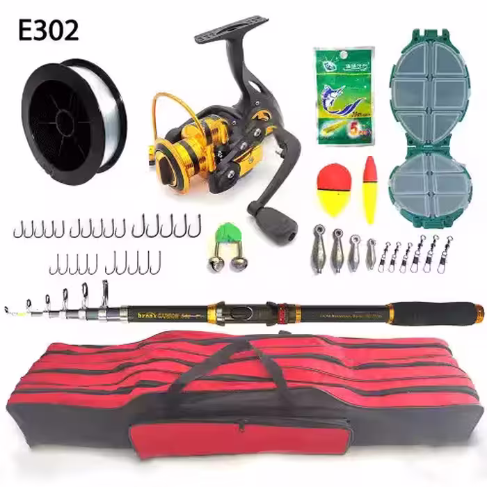 ست لوازم ماهیگیری کد E302