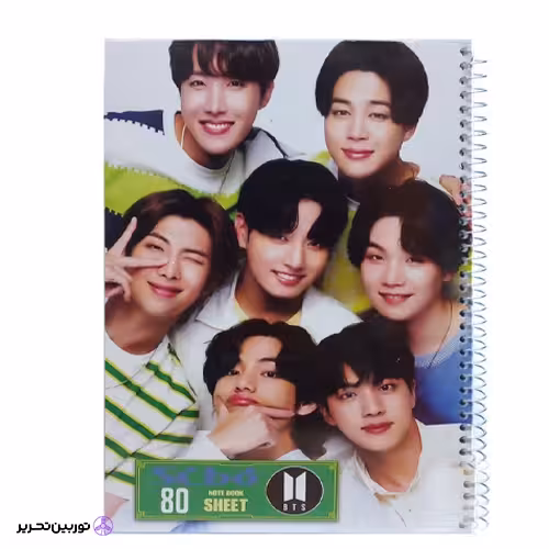 دفتر 80 برگ bts طلقی سیبو