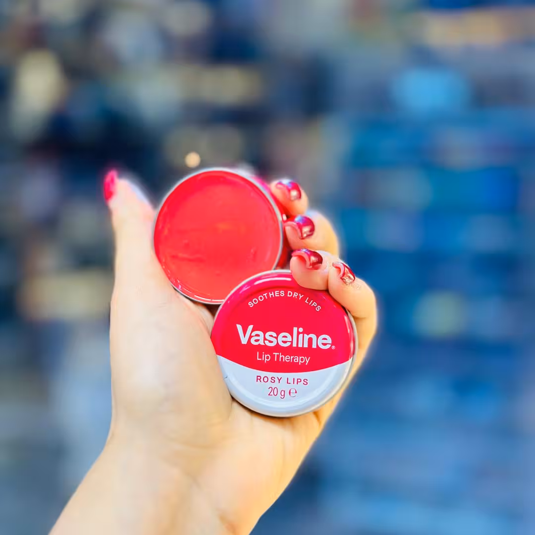 بالم لب رز وازلین کاسه‌ای