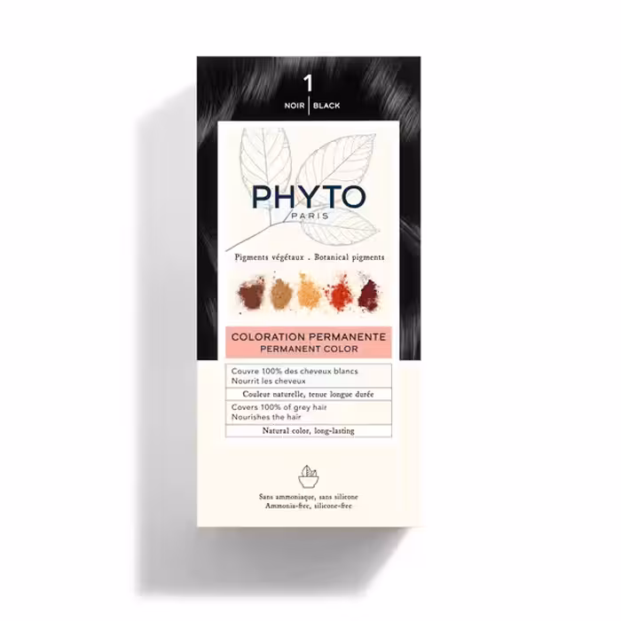 رنگ مو فیتو Phyto مشکی طبیعی 1 بدون آمونیاک 1 Color black