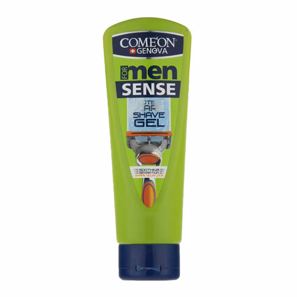 ژل اصلاح مردانه کامان ضد حساسیت، تسکین دهنده و آبرسان مناسب پوست حساس