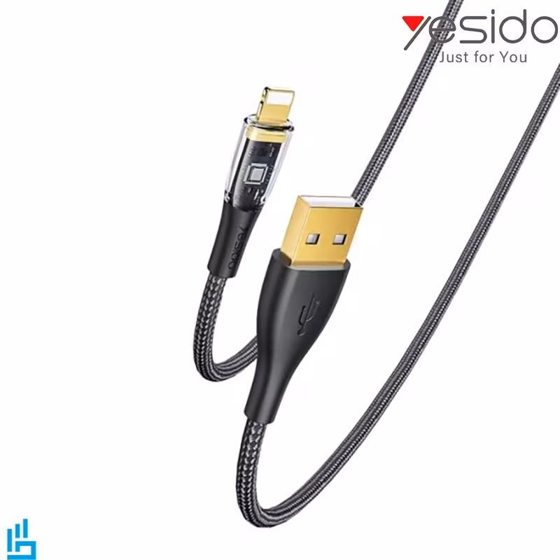 کابل (تبدیل) شارژ آیفونی لایتنینگ Lightning یسیدو Yesido CA104 طول 1/2 متر