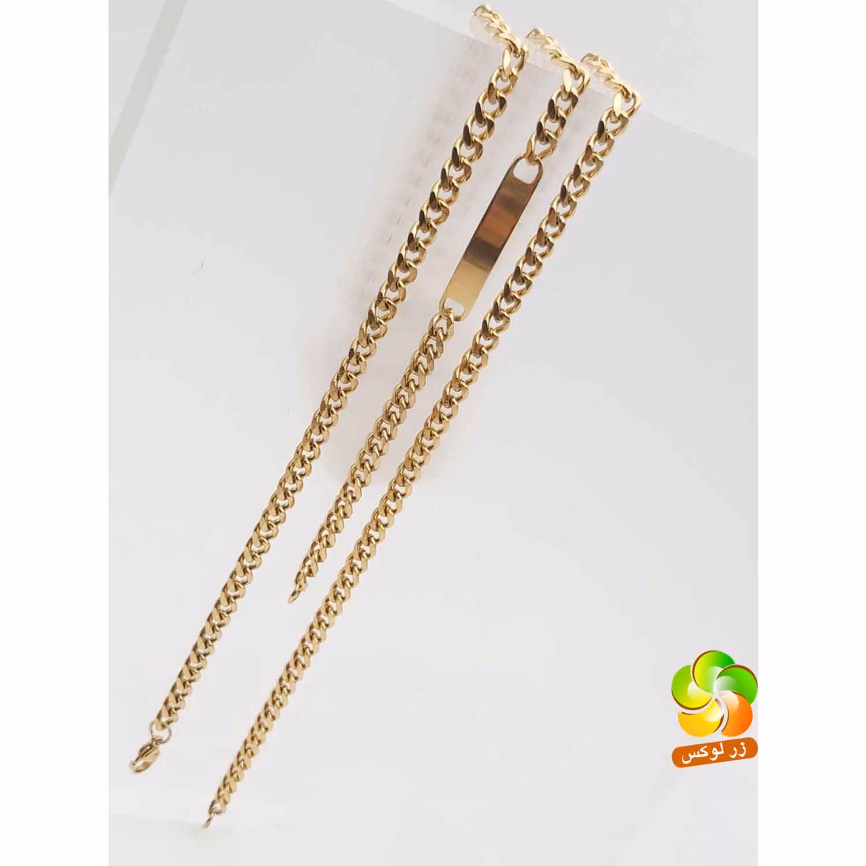 گردنبند و دستبند استیل  مدل کاتیر