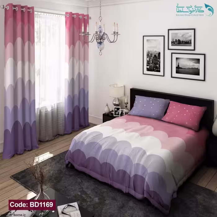 روتختی طرح ابری دونفره کد BD1169