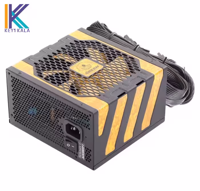 منبع تغذیه کامپیوتر گرین مدل GP800A-UK EVO 80 Plus Gold توان 800 وات